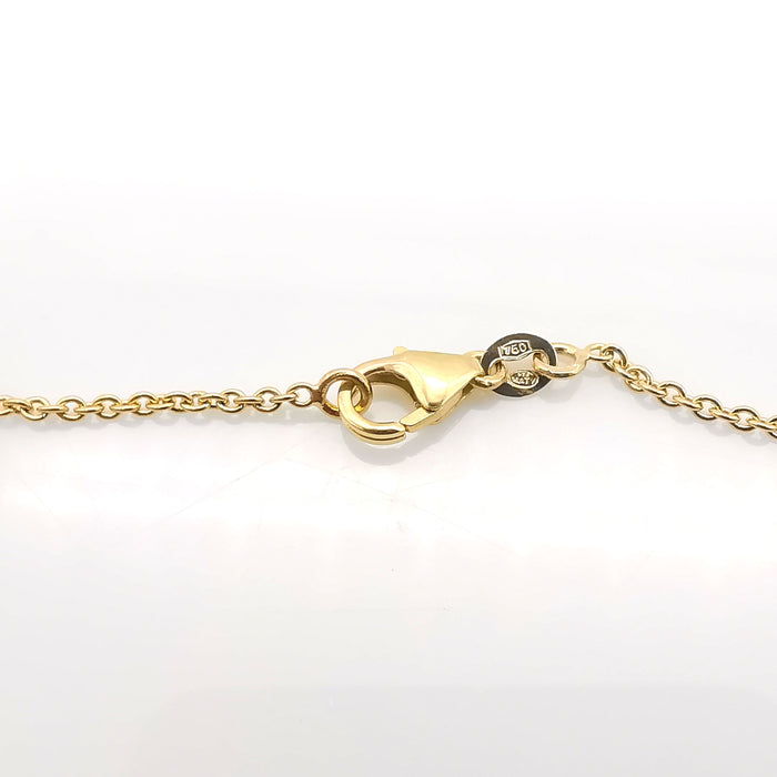 Collier or jaune saphirs et diamants