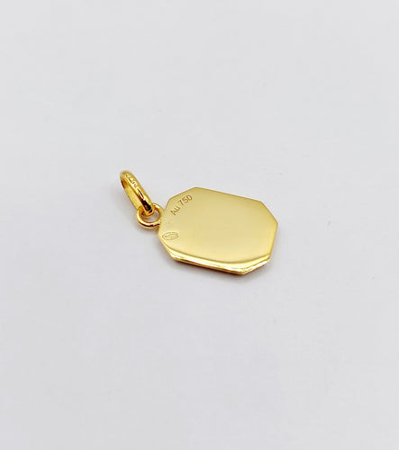 Pendentif AUGIS - Pendentif médaille d'amour or "+ qu'hier - que demain"- L’Exclusive 58 Facettes J10791X000