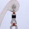Boucles d'oreilles Boucles d'oreilles Art déco en platine ornées d'onyx, de corail et de diamants de 1,50 ct 58 Facettes OR156
