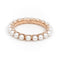 Bague 54 Ginette NY Bague Alliance Maria Or rose Perle 58 Facettes 2393914CN