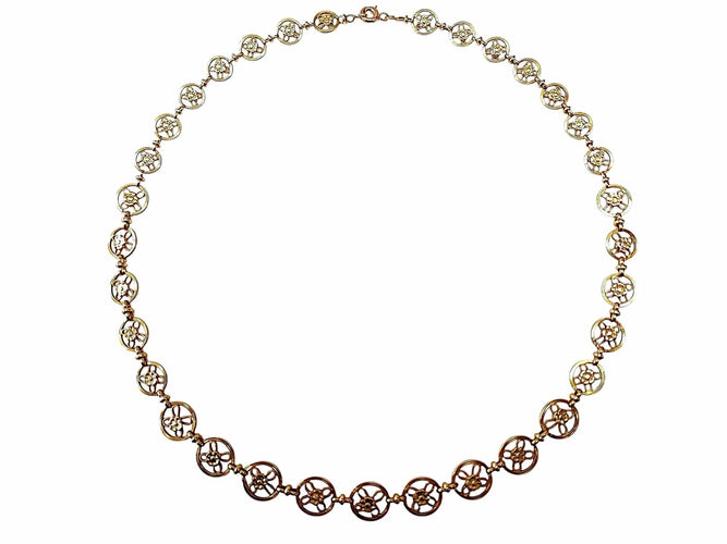 Collier Collier filigrane or jaune 58 Facettes COL.FILIGRA.1480