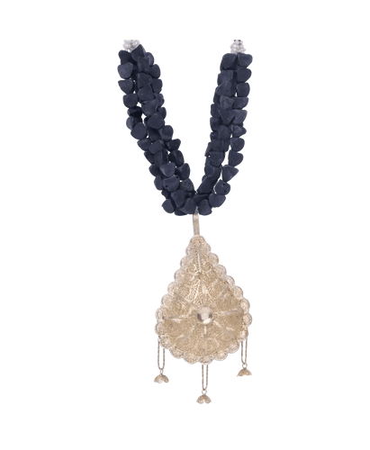 Collier Mille et Une Nuits Or jaune 21K Perle baroque Perle semi-ronde