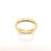 Ring 59 Yellow gold diamond ring 58 Facettes