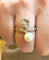 Bague Bague ancienne en or et platine, diamants et perle 58 Facettes