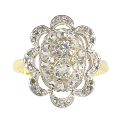 Bague 52 Élégance victorienne : une bague de fiançailles en diamant, vers 1900 58 Facettes 18085-0030