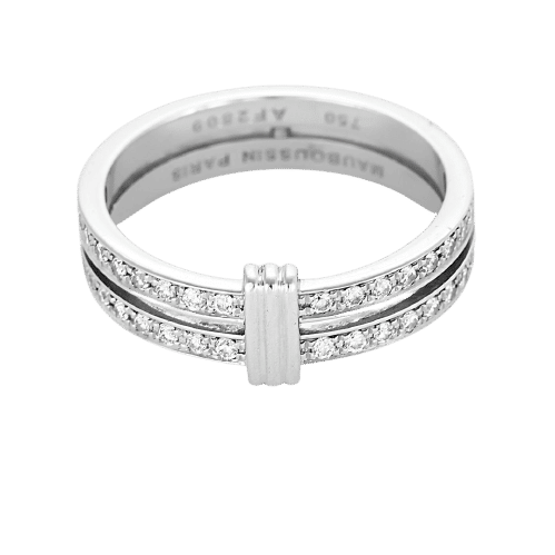 Bague 57 MAUBOUSSIN - Bague or blanc diamants 58 Facettes LP1440/