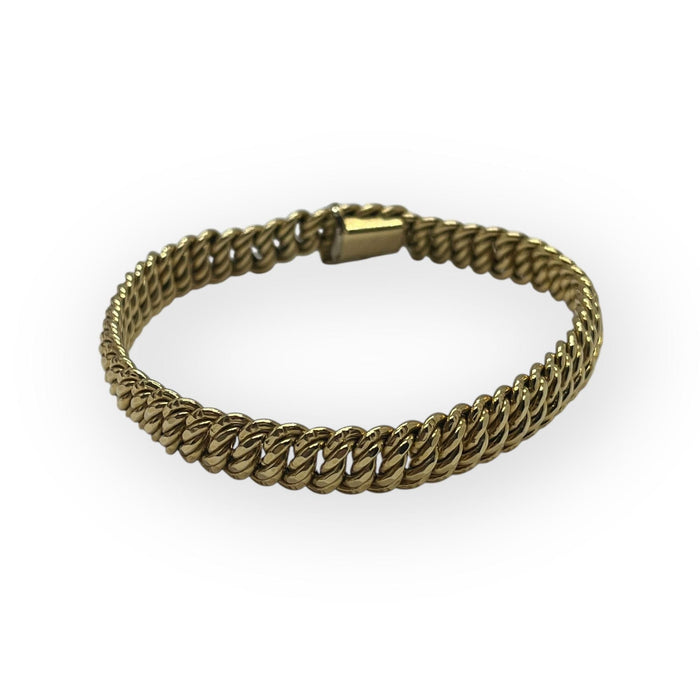 Bracelet Bracelet or maille américaine 58 Facettes 149052924