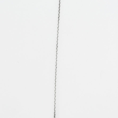 Collier Collier or blanc serti d’une barrette de diamants 58 Facettes