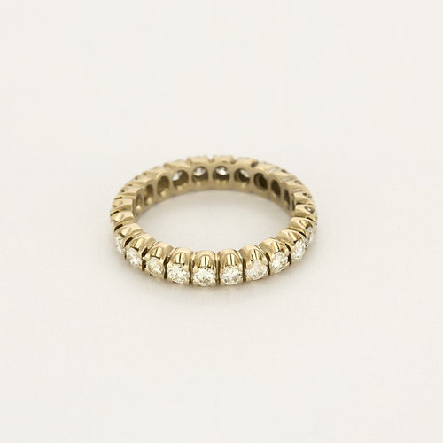 Bague 49,5 Alliance américaine en or blanc et diamants 58 Facettes DINA0145X2