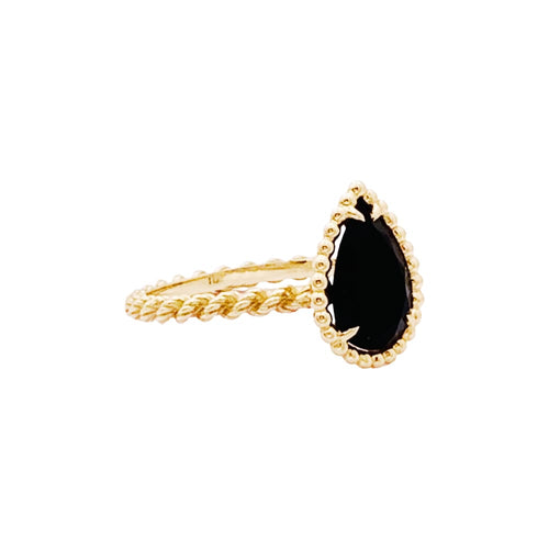 Bague 53 Bague BOUCHERON "Serpent Bohème", or jaune, onyx. 58 Facettes 35251