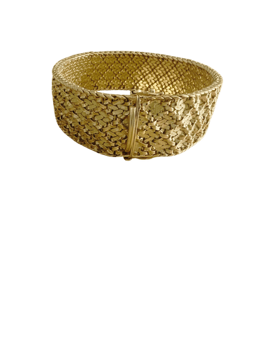 Bracelet Bracelet ruban souple or jaune 58 Facettes 35