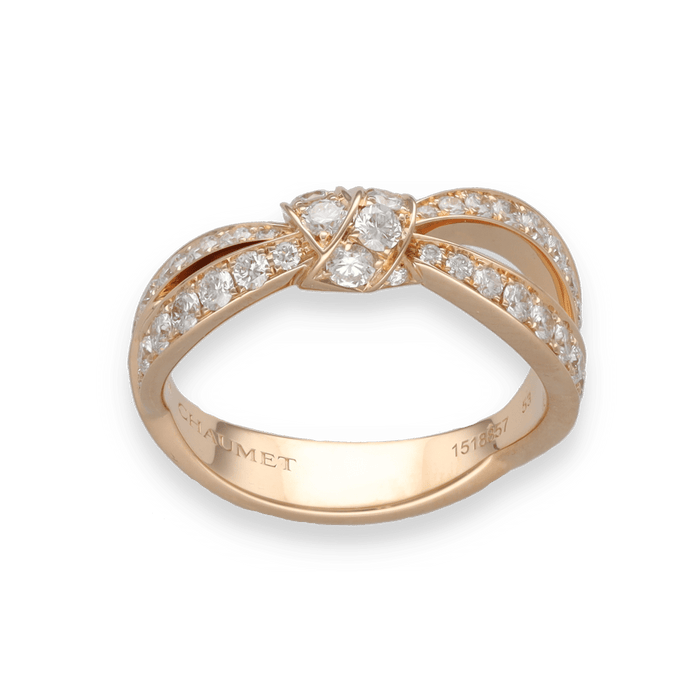 Bague CHAUMET - Bague collection liens séduction or rose 58 Facettes