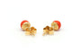 Boucles d'oreilles Boucles d'oreilles Art Déco en or jaune serties de corail 58 Facettes B540