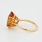 Bague 56 Bague Or Jaune - Quartz Fumé Citrine 58 Facettes RÉF 2019/15