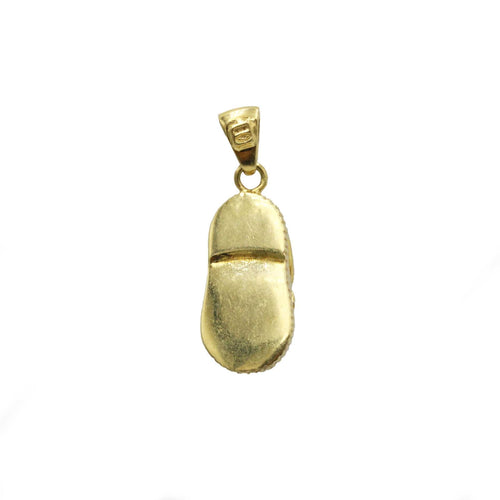 Pendentif charm/pendentif or jaune 750 et diamants chaussure 58 Facettes 1249