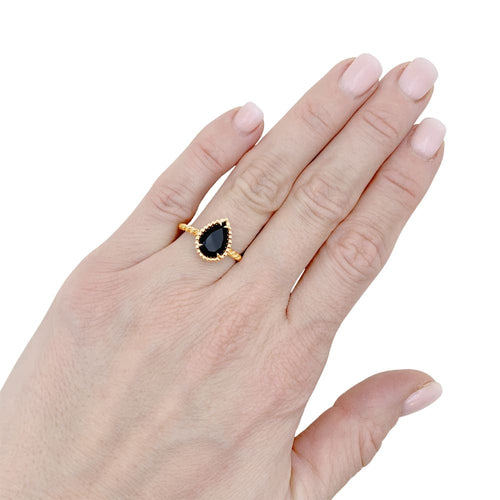 Bague 53 Bague BOUCHERON "Serpent Bohème", or jaune, onyx. 58 Facettes 35251