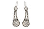 Boucles d'oreilles Boucles d'oreilles pendantes en or avec diamants taille ancienne, début du XXe siècle 58 Facettes 9968