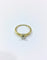 Bague 53.5 Bague Solitaire Or Jaune Diamant 0.14ct 58 Facettes