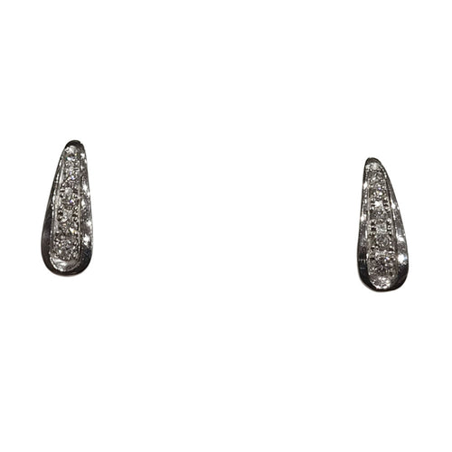 Pendientes démontables en or blanc et rose et corail et diamants