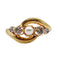 Bague 50.5 Bague or jaune, perle et diamants taille rose (circa 1900) 58 Facettes A06052