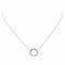 Collier Collier Pendentif  Or blanc Diamant 58 Facettes 4116423CN