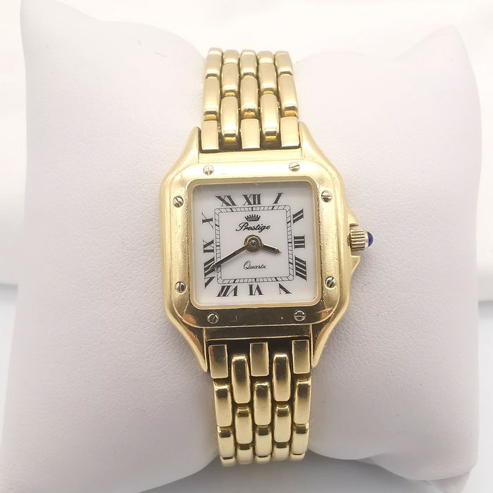 Montre PRESTIGE Montre femme or jaune 58 Facettes