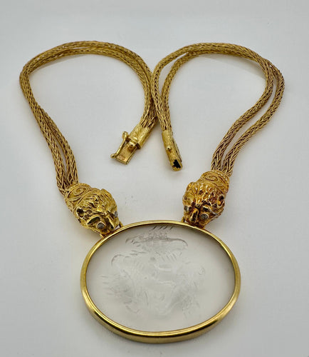 Collier Lalaounis - Collier Chimères en Or Jaune 58 Facettes