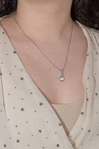 Collier Collier  Or blanc Diamant 58 Facettes 4199346CN