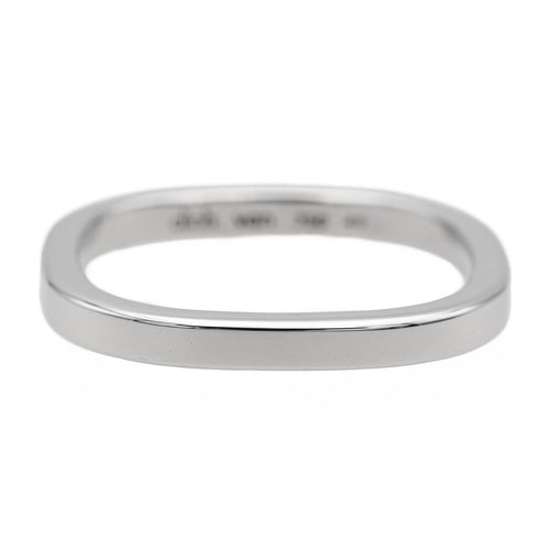 Bague 49 Dinh Van Bague Alliance Alliance carrée Or blanc 58 Facettes 1819466CN