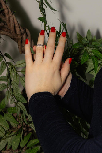 Bague 47 Bague Demi alliance Platine Diamant 58 Facettes 4913272CN