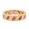 Bague 57 Bague Or jaune Grenat, Diamant 58 Facettes 2687555CN