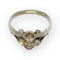 Bague 56 Bague ancienne or blanc diamants 58 Facettes 330055173