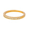 Bague 53.5 Bague Demi-alliance Or jaune Diamant 58 Facettes 4539264RV
