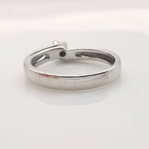 Bague 56 solitaire en or et diamant 58 Facettes