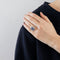 Bague Bague Art Déco platine, saphirs, diamants 58 Facettes