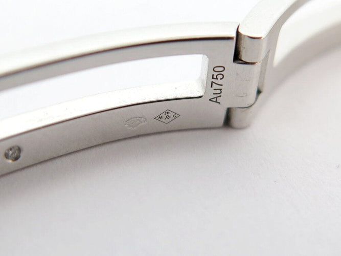 Bracelet bracelet MESSIKA  move romane 6514 or blanc diamant jonc 15 cm 58 Facettes 268783