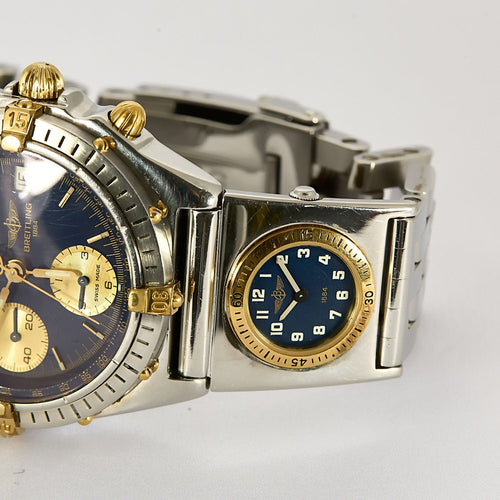 Montre BREITLING - Chronomat - Montre en acier et acier doré à boitier rond à mouvement automatique 58 Facettes B250201