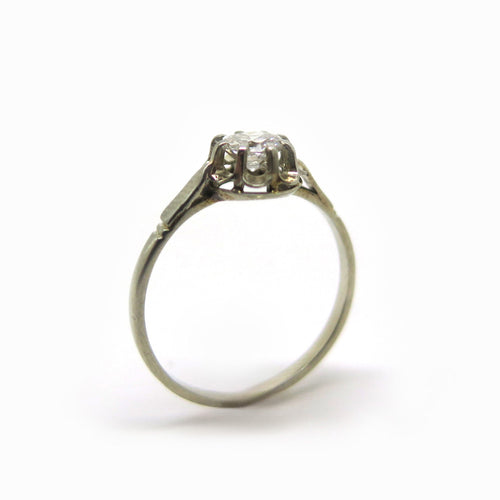 Bague 57 Solitaire en diamant 58 Facettes