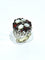 Bague 63 Bague Argent, Nacre Et Grenats 58 Facettes