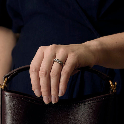 Bague 51 Bague en Or rose et diamants 58 Facettes DADB-03