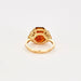 bague 54 Bague en or jaune sertie de citrines 58 Facettes AB58