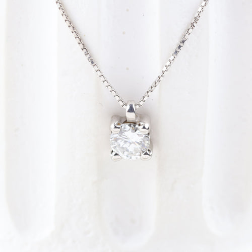 Collier Collier ras du cou en or blanc avec diamant taille brillant 58 Facettes 129418G/129418F