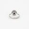 Bague 53 Bague marguerite or gris saphirs et diamants 58 Facettes GU66
