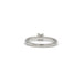 Bague 51 Solitaire or blanc diamant 58 Facettes 240231R