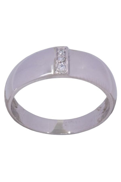 Bague 55 Bague moderne or blanc diamant 58 Facettes 092011