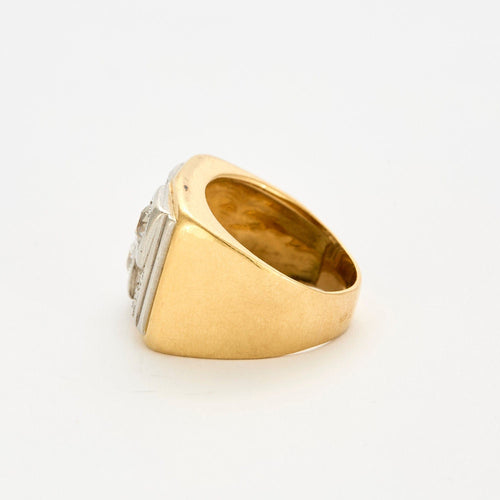 Bague 51.5 Bague Tank Diamants 58 Facettes