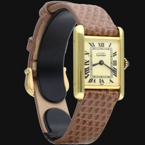 Montre Cartier Montre Tank Vermeil 58 Facettes MT43320