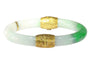 Jade vintage avec garnitures en or 18 carats : les chroniques silencieuses d'un bracelet victorien