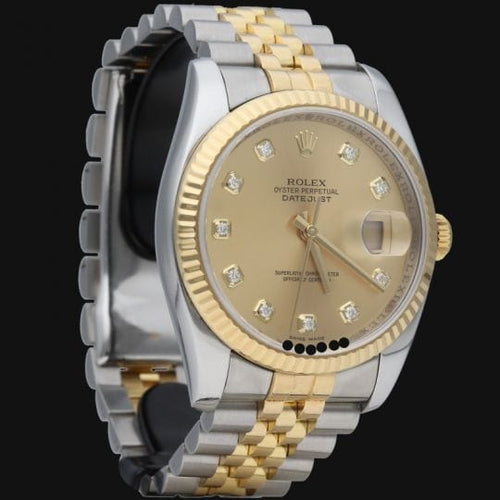 Montre Rolex Montre Date Just 36 58 Facettes MT42530