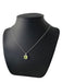 Necklace 18k white gold & peridot necklace 58 Facettes